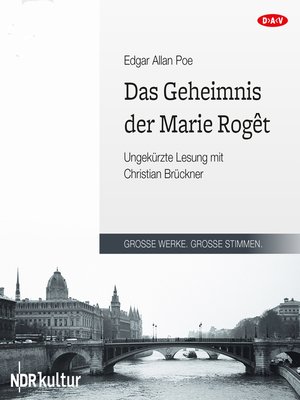 cover image of Das Geheimnis der Marie Roget